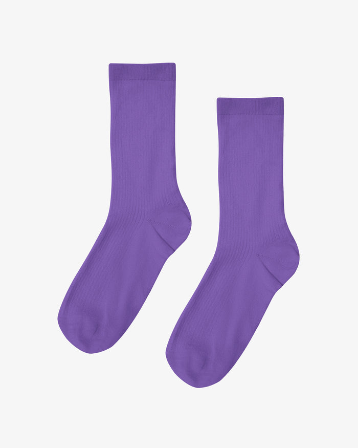 WOMEN CLASSIC ORGANIC SOCK - Ultra Violet