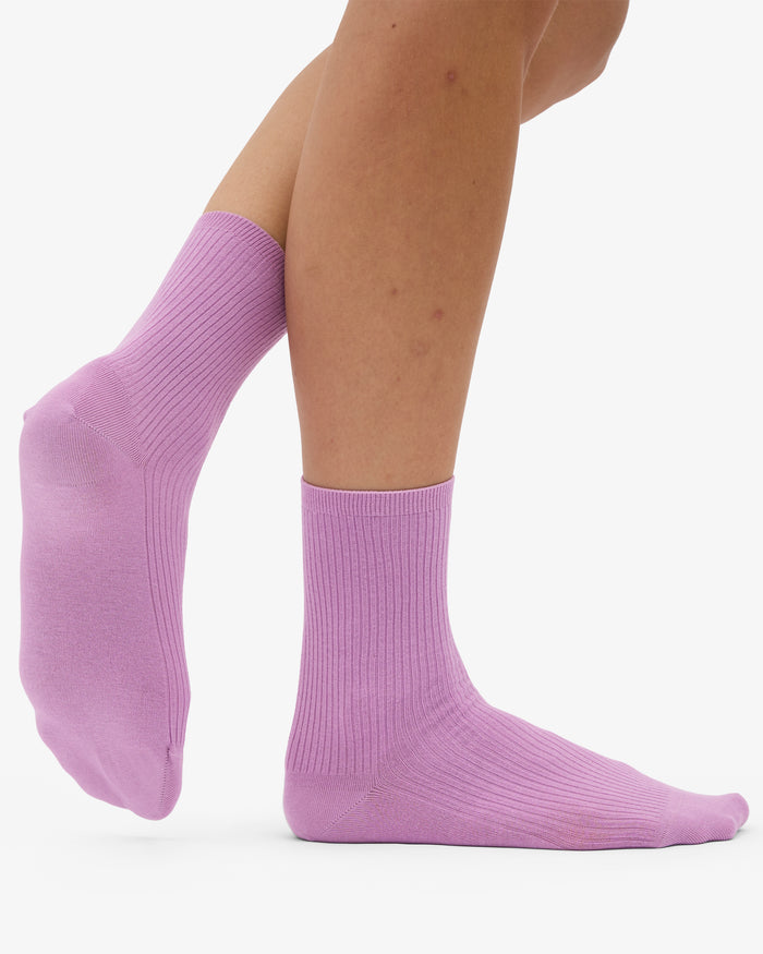 WOMEN CLASSIC ORGANIC SOCK - Cherry Blossom