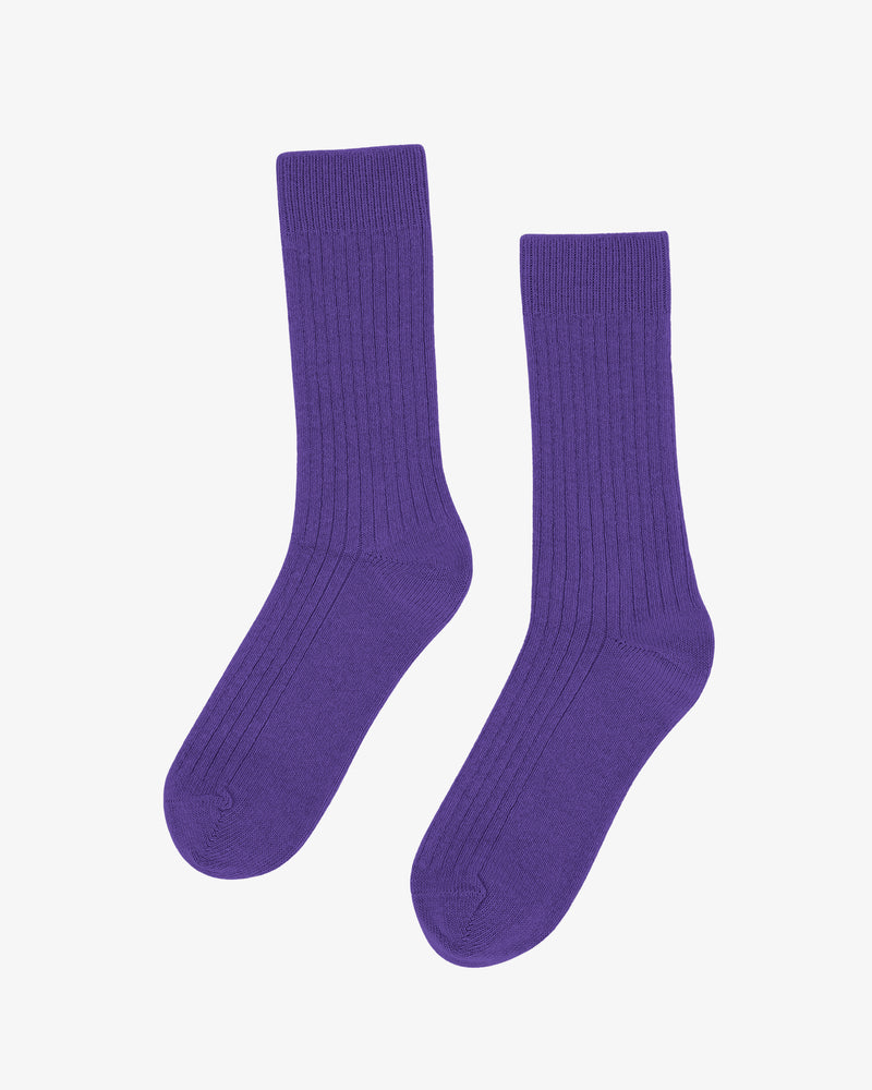 MERINO WOOL BLEND SOCK - Ultra Violet