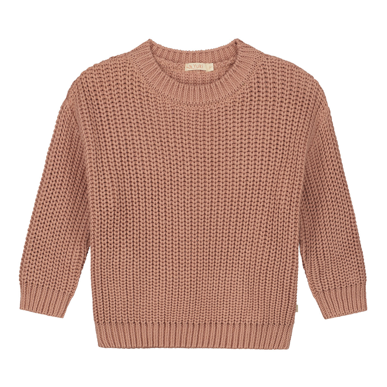 Chunky Knitted Sweater - Blush