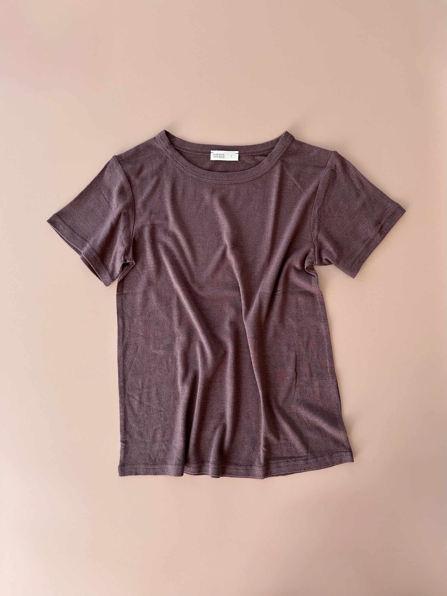 Classic Tee - Women - Bourette Silk - Grape