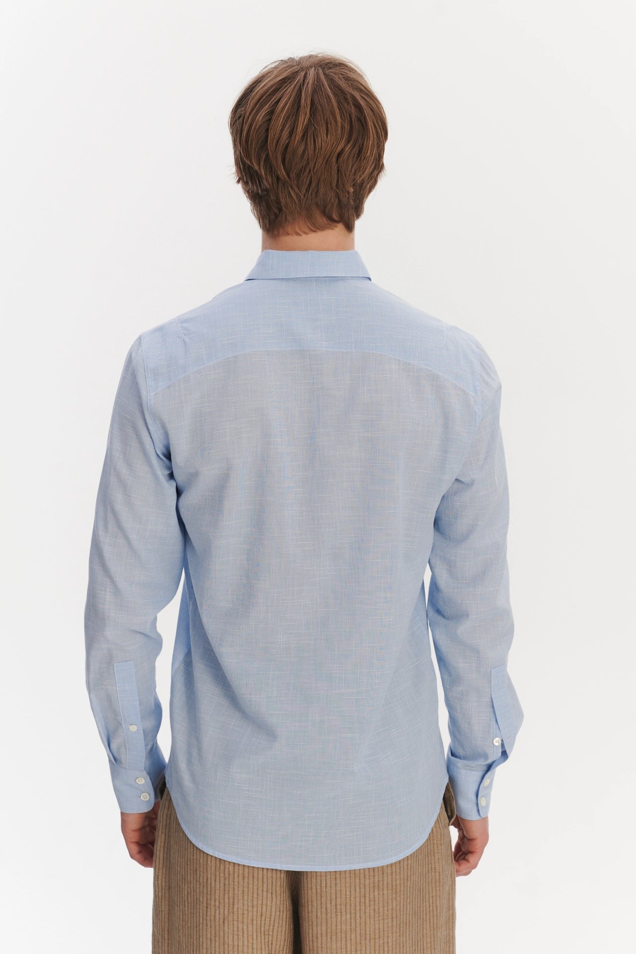 Feel Good Shirt Gauzy Cotton - Blue