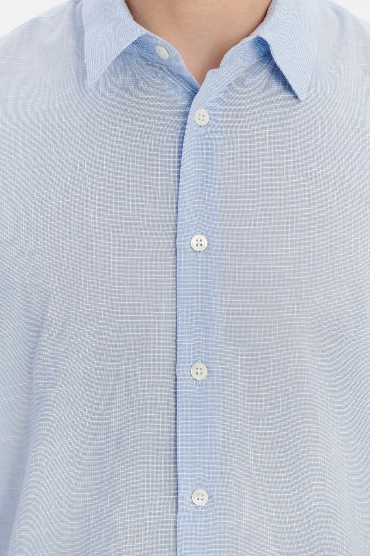 Feel Good Shirt Gauzy Cotton - Blue
