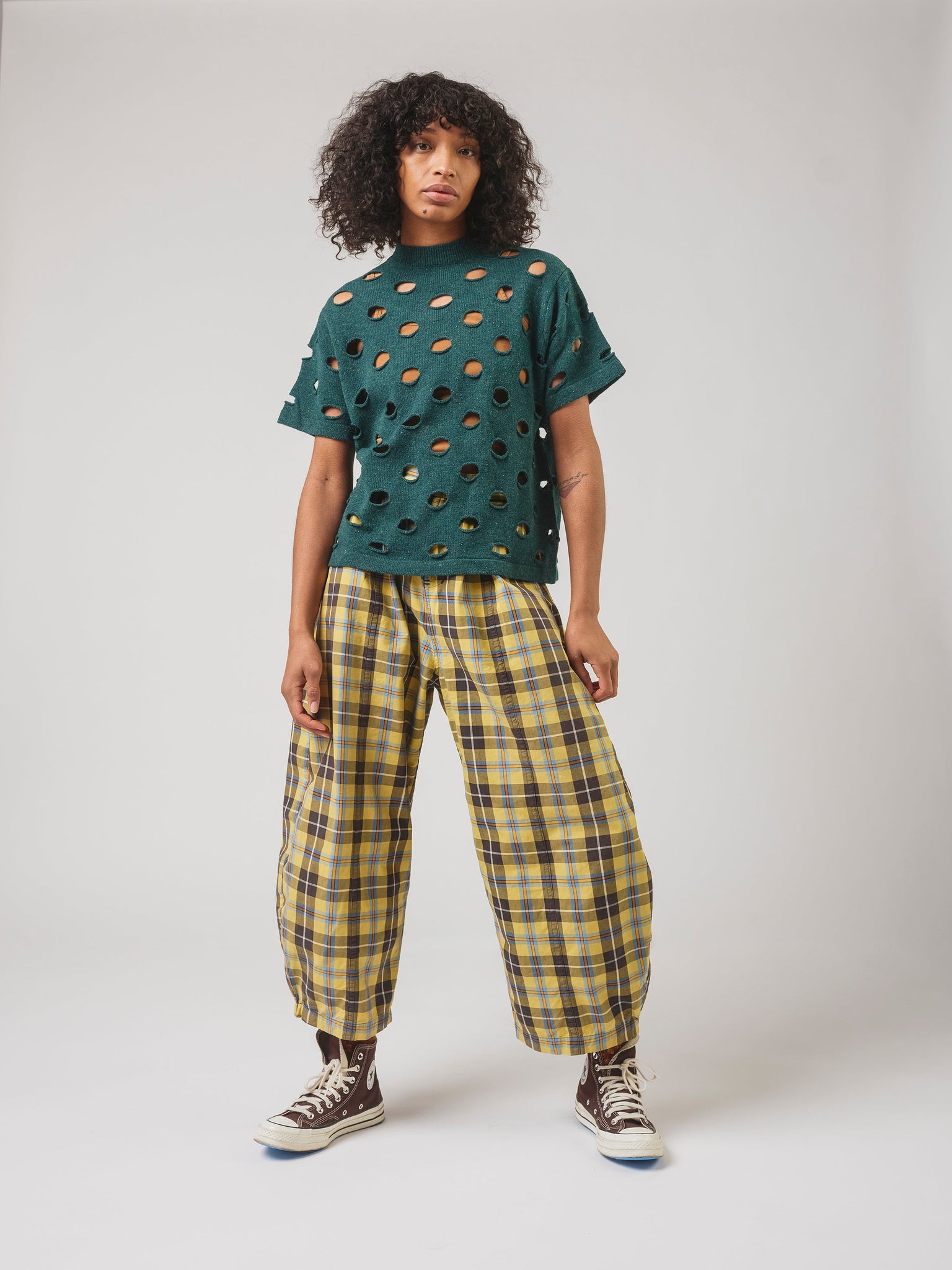 Bind Off Tee - Spruce