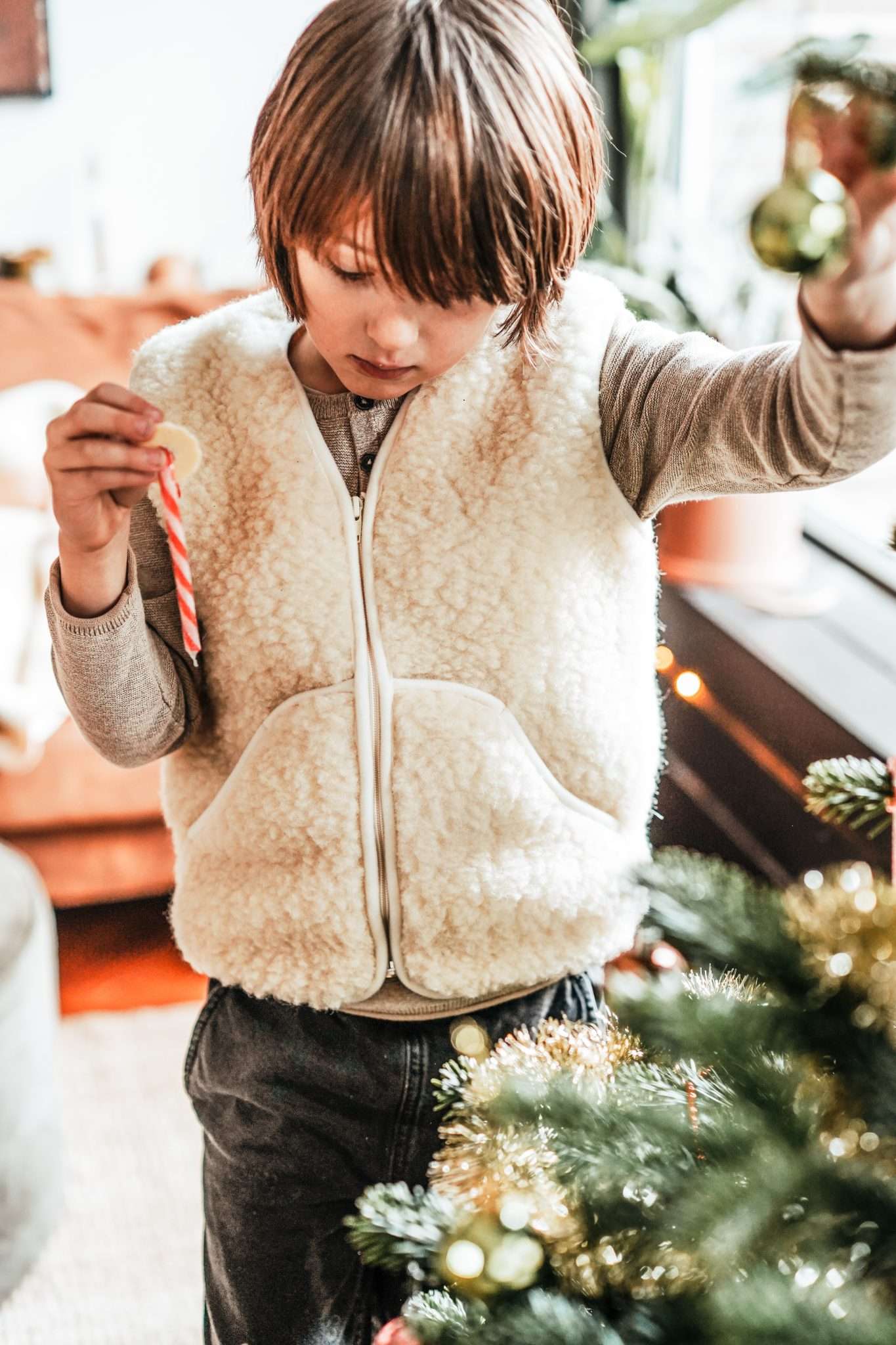 Wollweste - Cienki Flat White