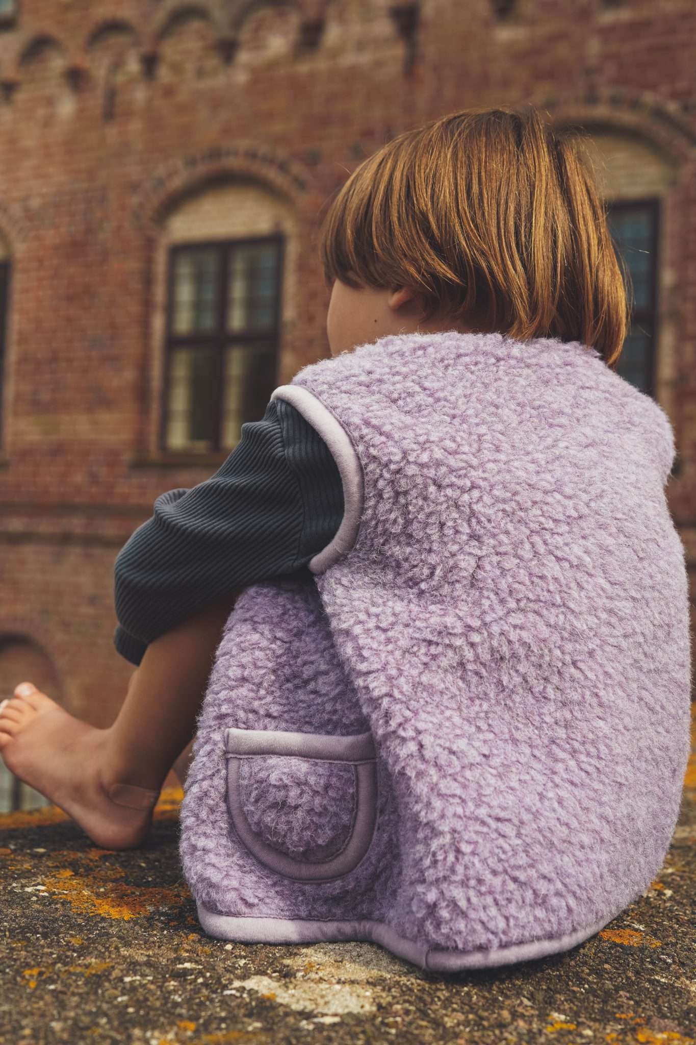 Wollweste - Lilac