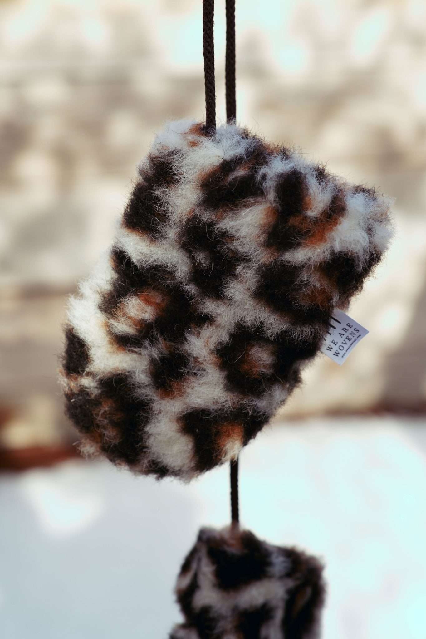 Fäustlinge aus Wolle - Leopard