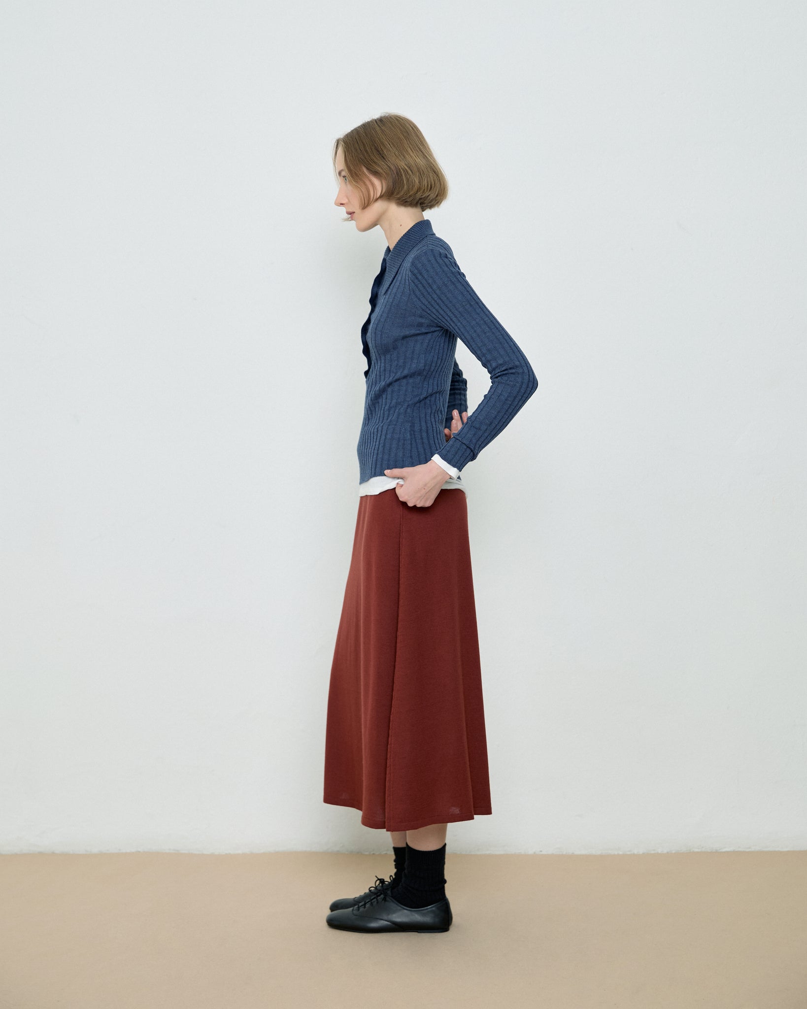 Darja Skirt - Brick