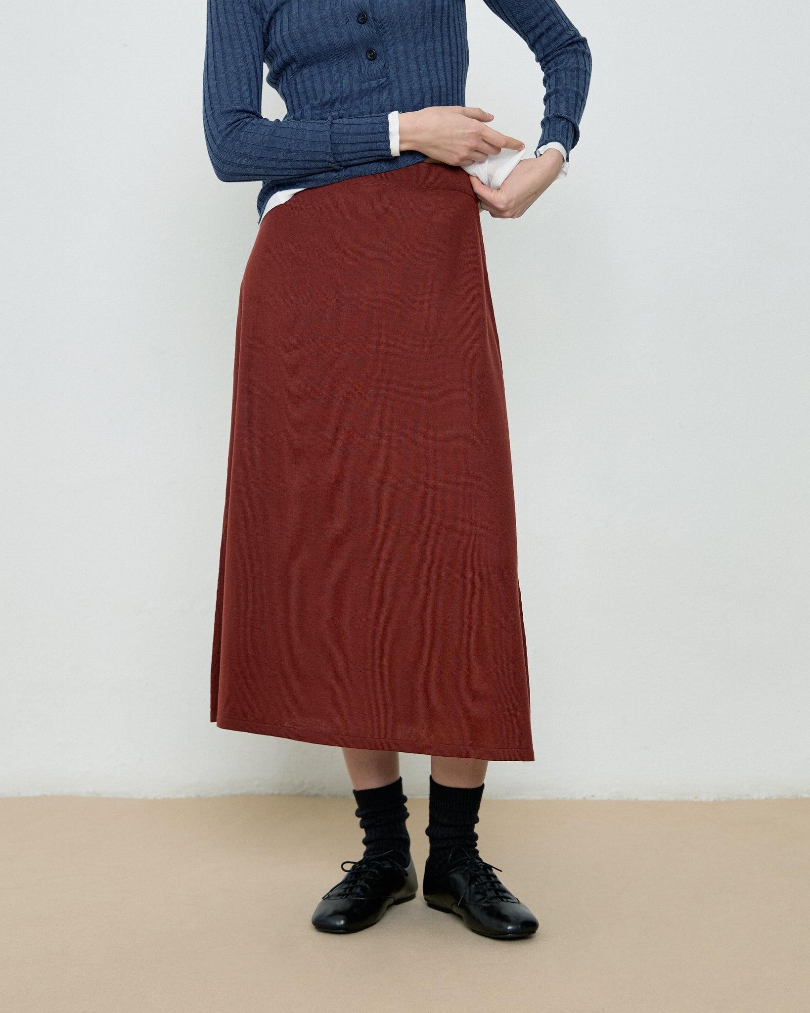 Darja Skirt - Brick