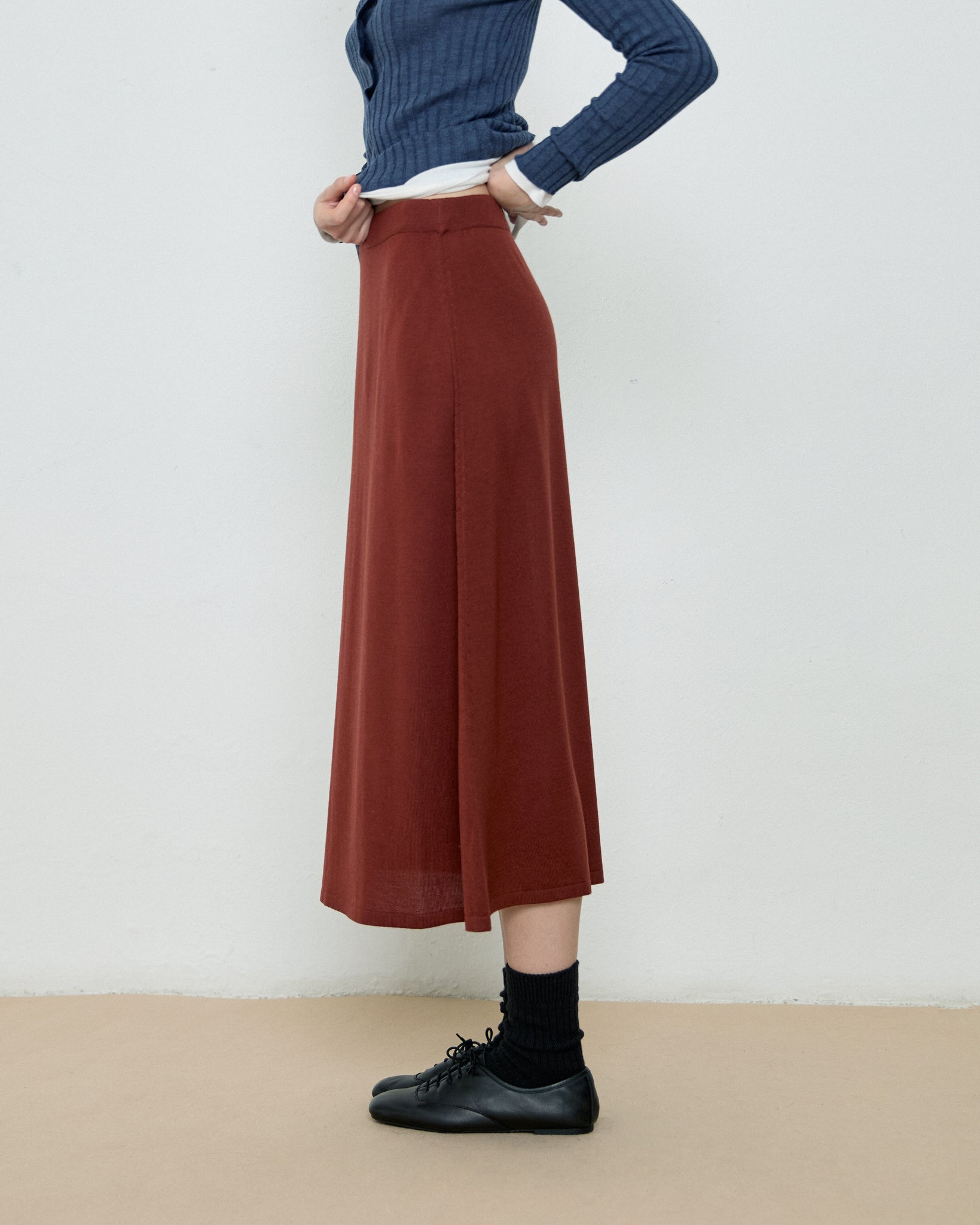 Darja Skirt - Brick