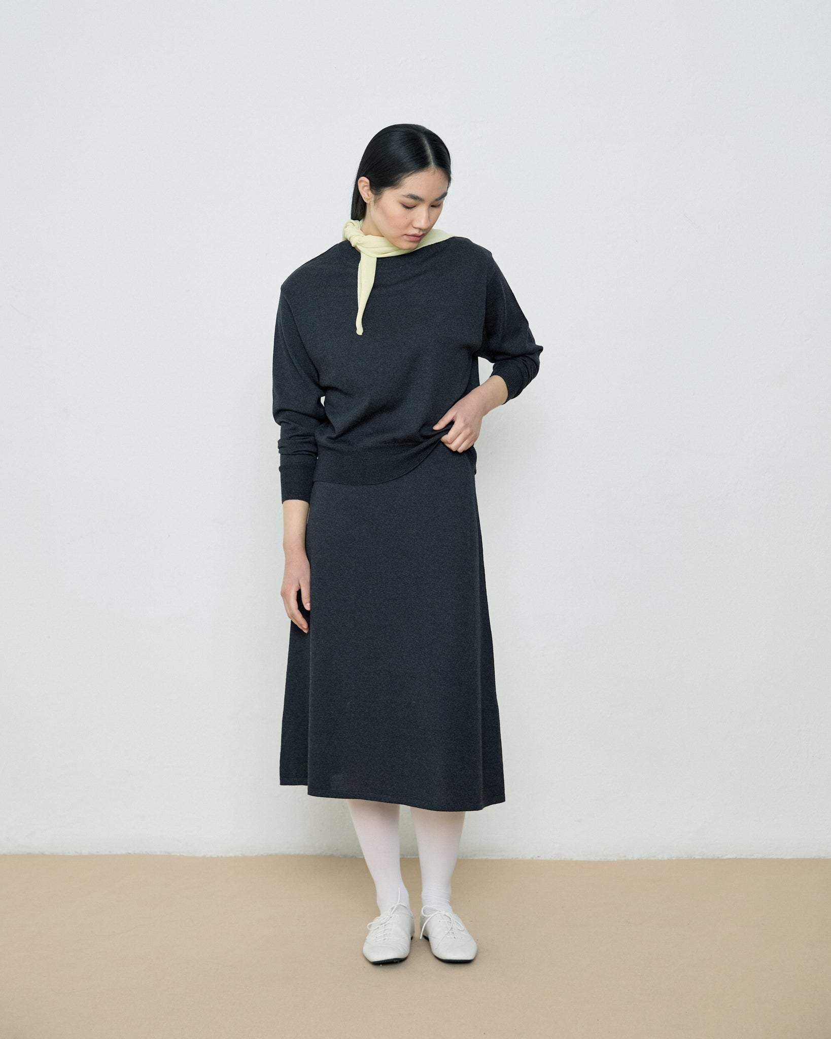 Darja Skirt - Charcoal