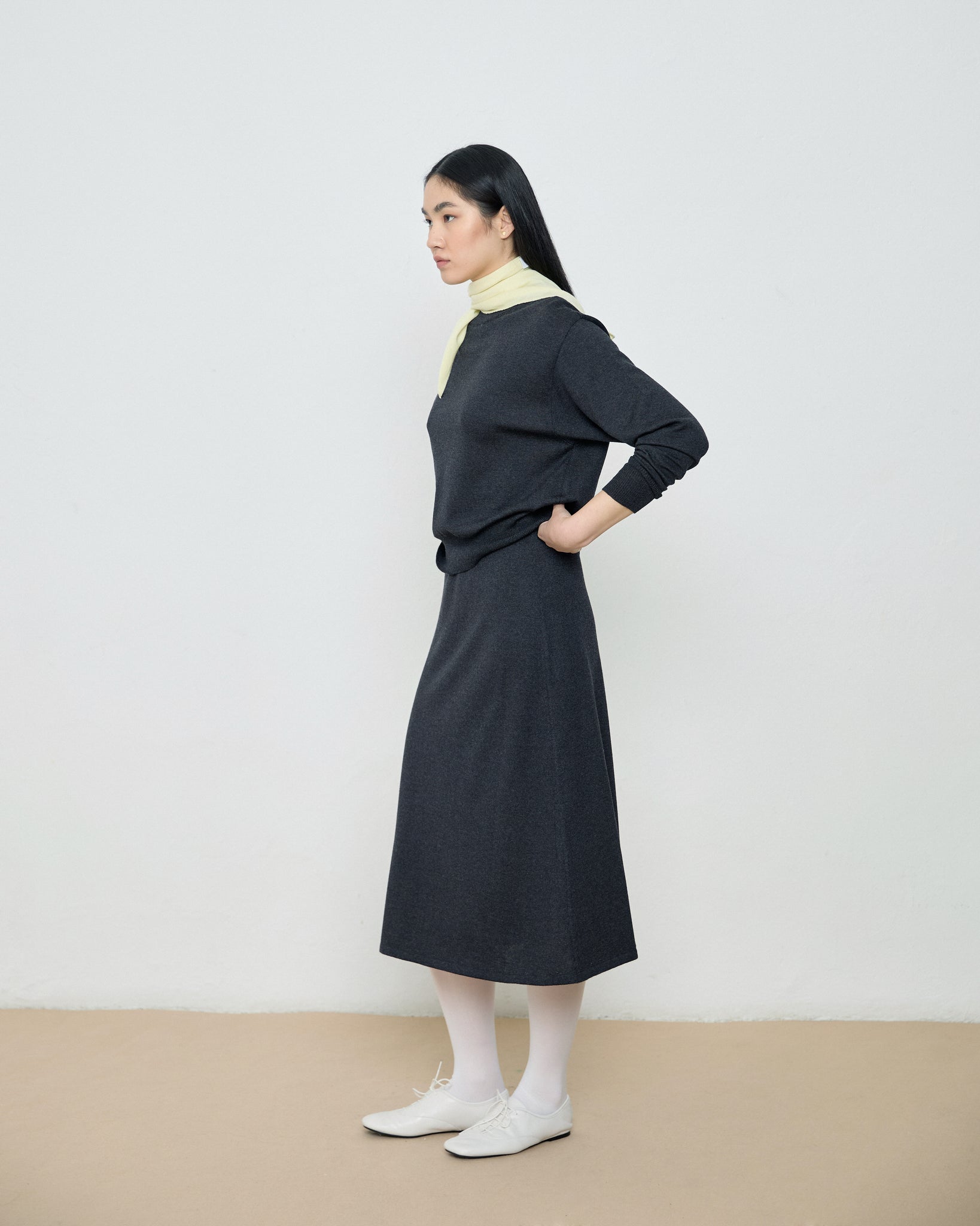 Darja Skirt - Charcoal