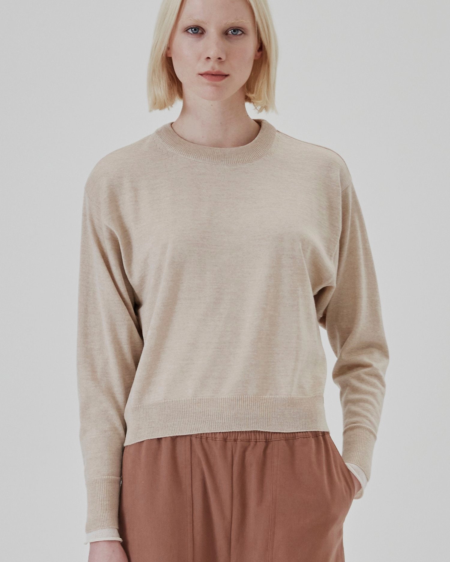 Freya Sand Sweater