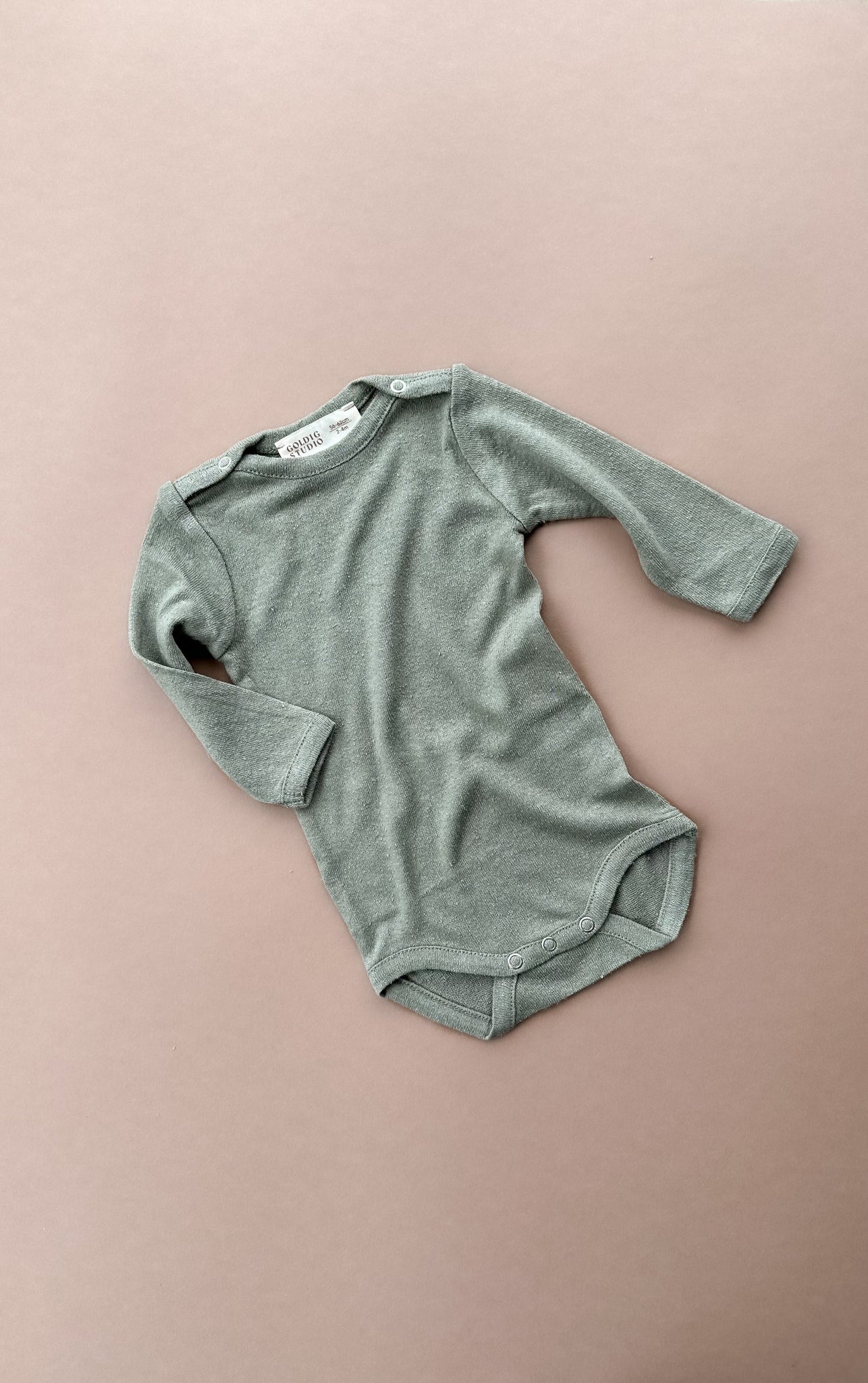 Longsleeve Body - Bourette Silk - Sage