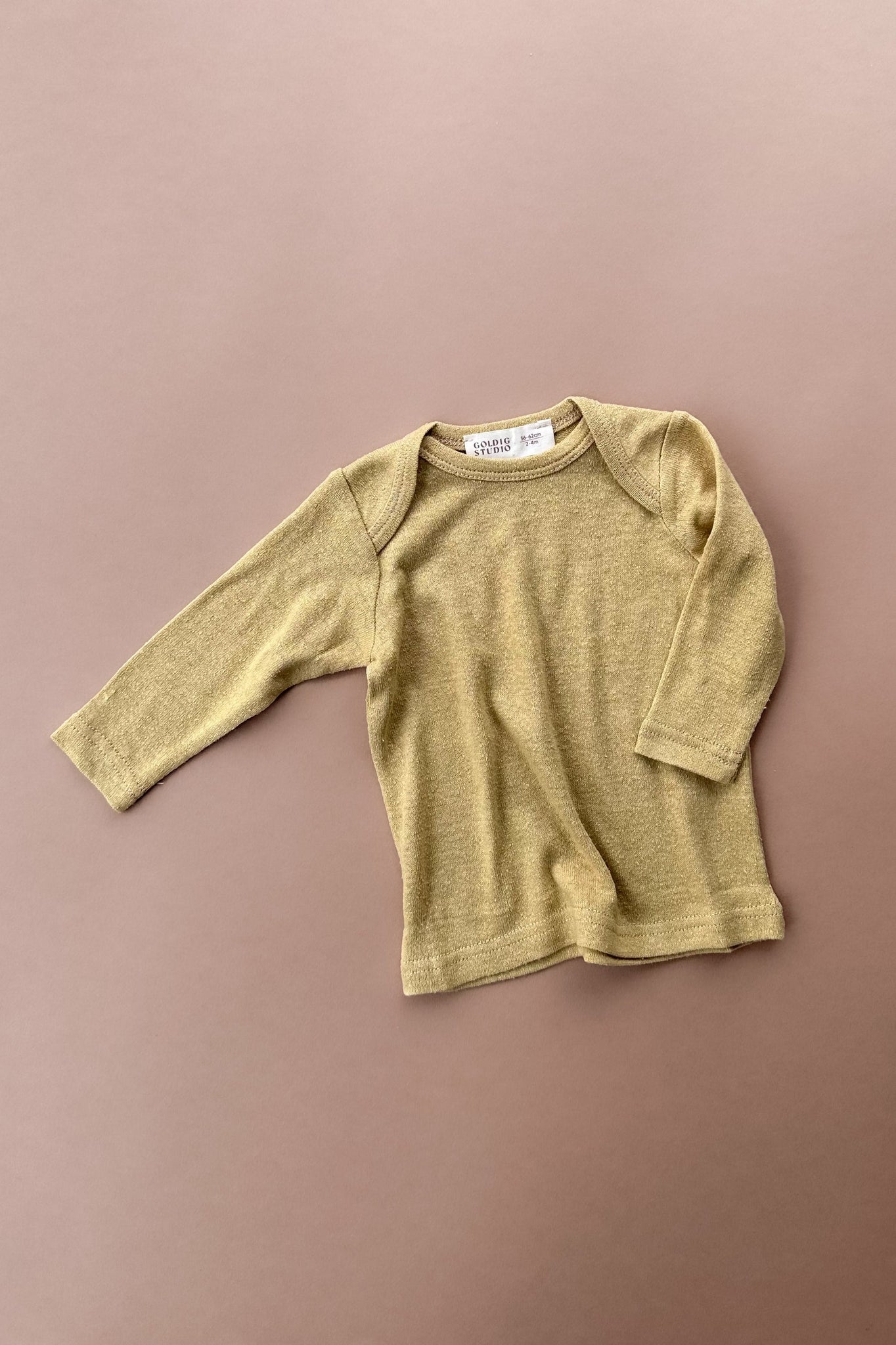 Longsleeve Top - Baby - Bourette Silk - Butter