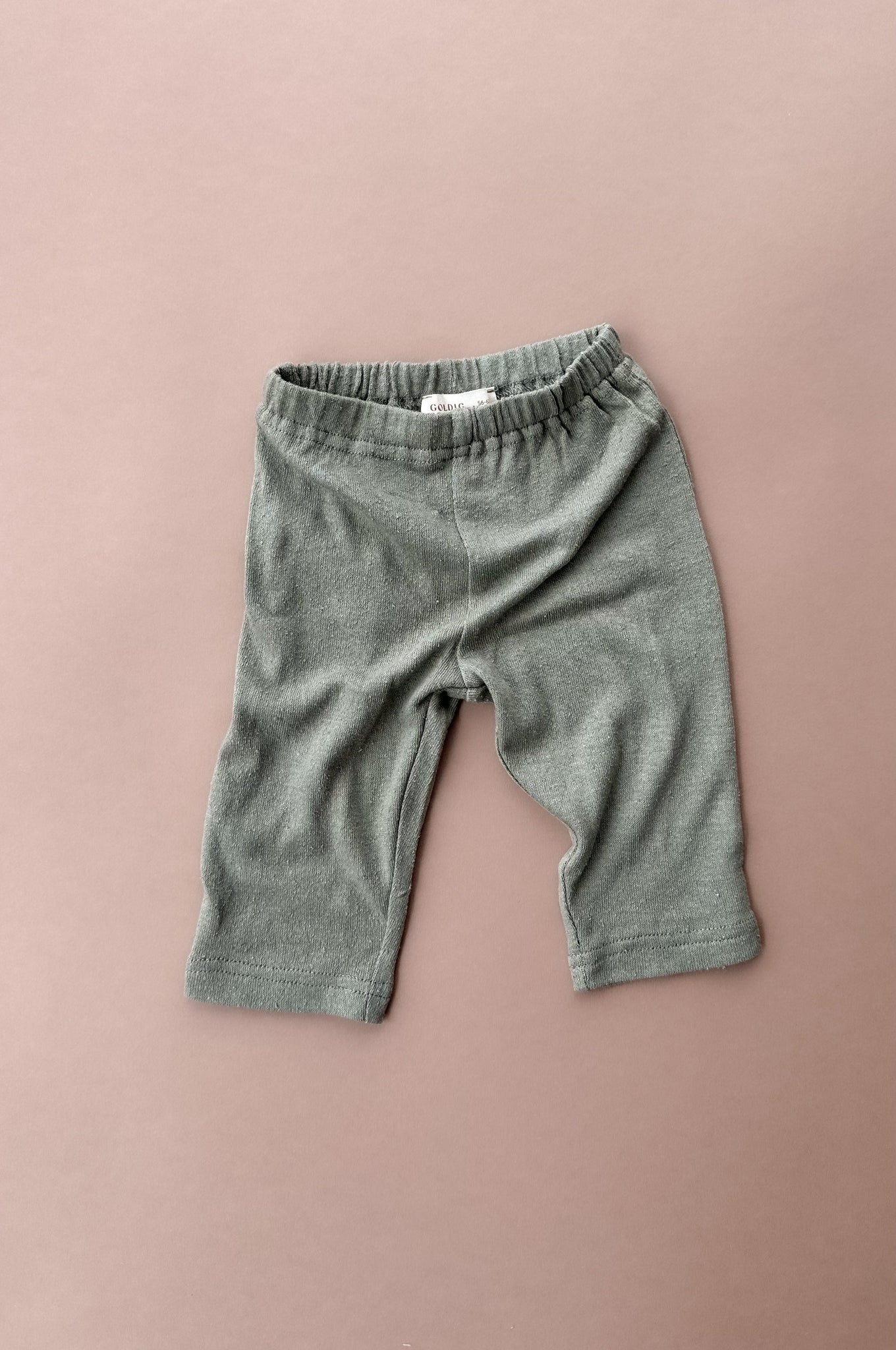 Loose Fit Trousers - Baby - Bourette Silk - Sage