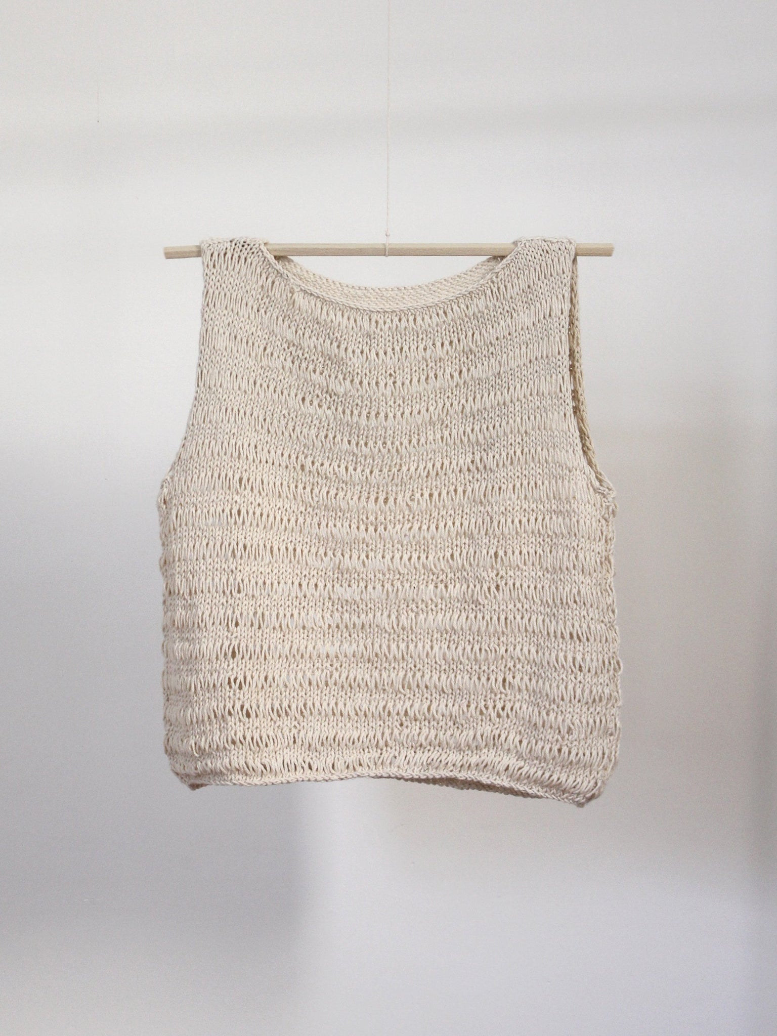 OCEAN TOP - Ecru/Mustard
