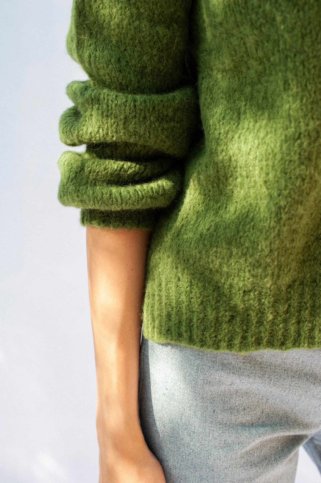 Lora Knit Sweater Spring Green