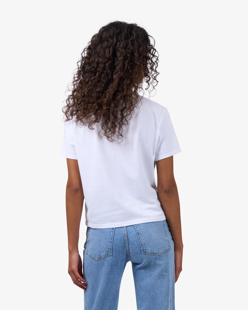 Organic Boxy Crop Tee - Ginger Brown