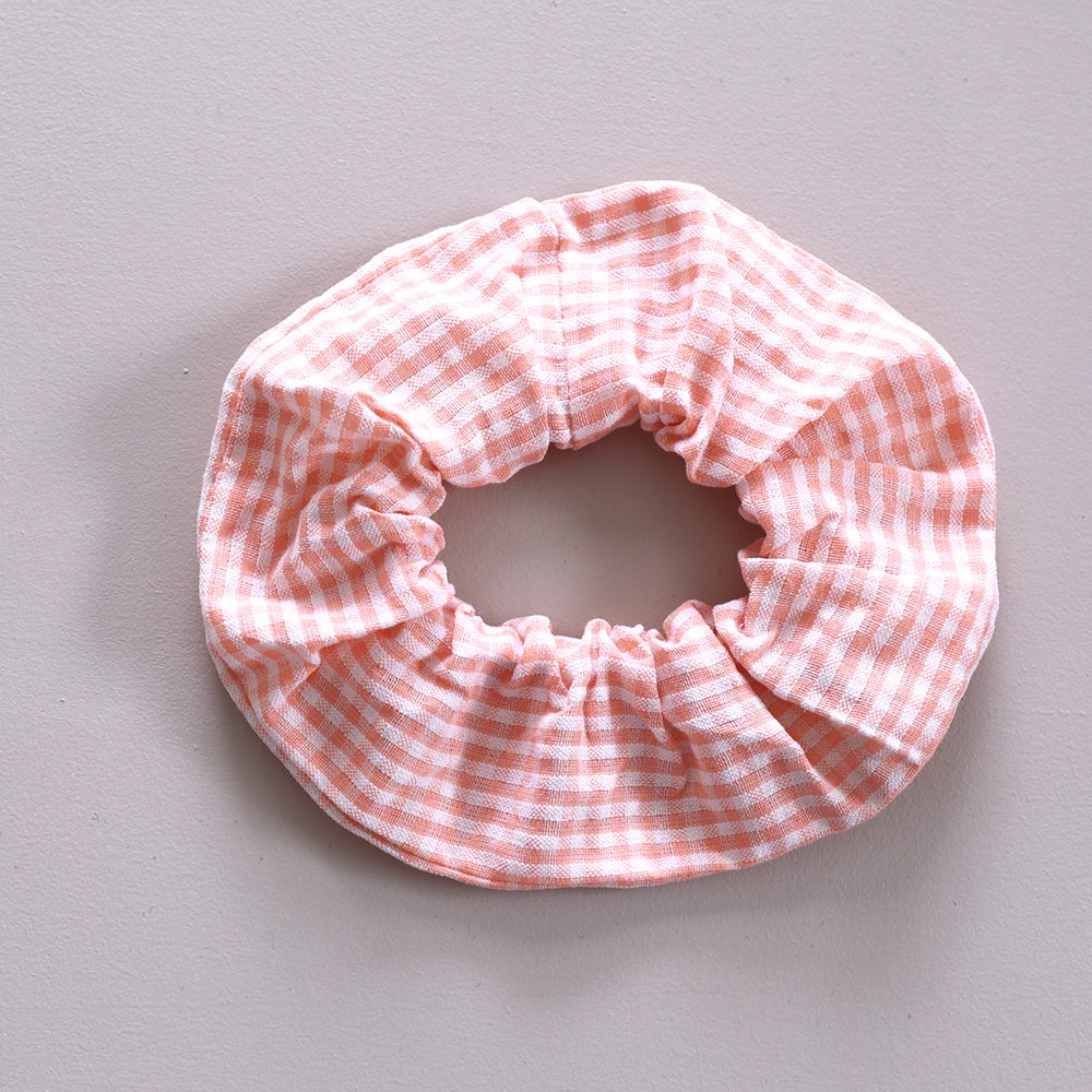 Scrunchie - Vichy Orange