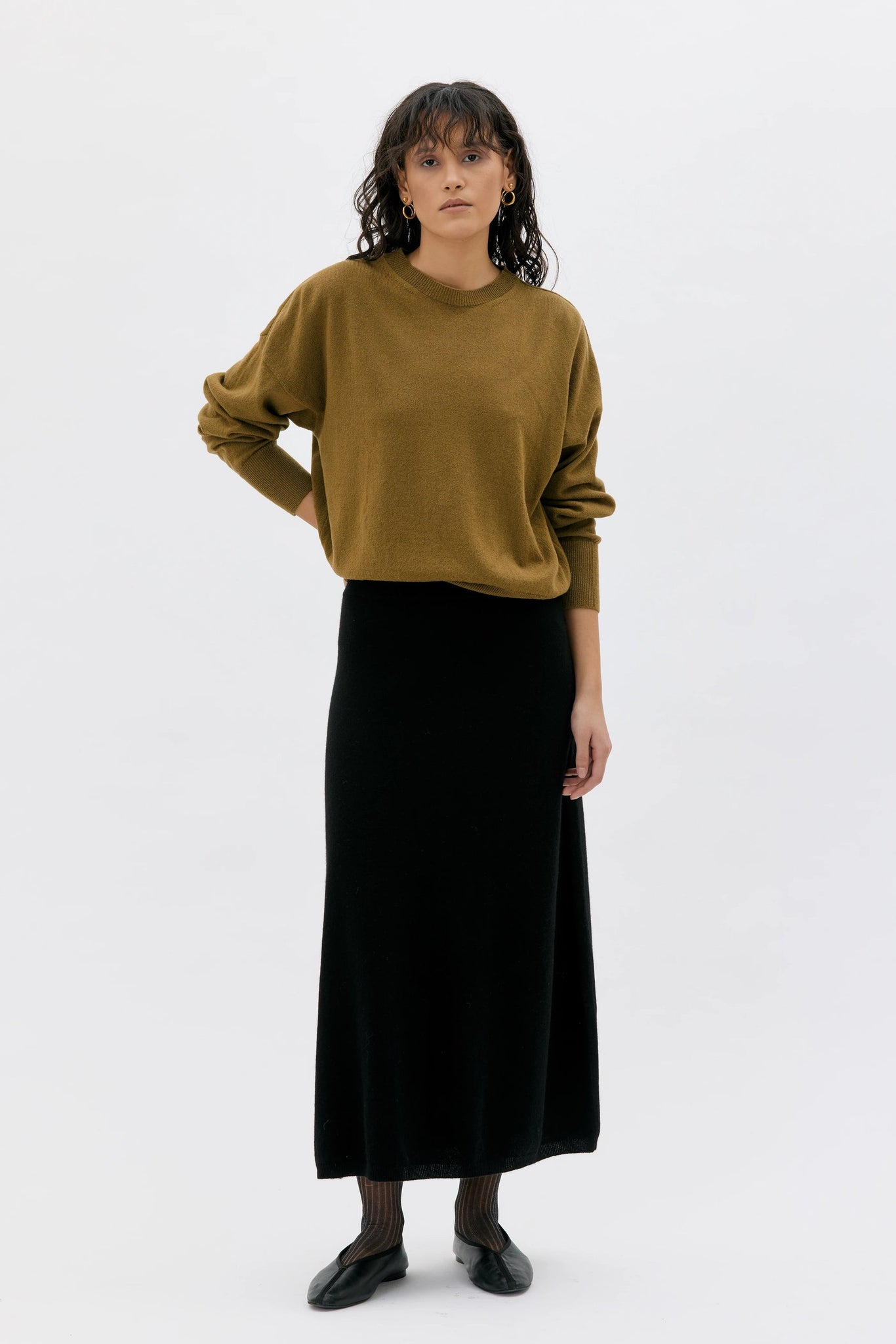 Ior Cashmere Wool Sweater - Green