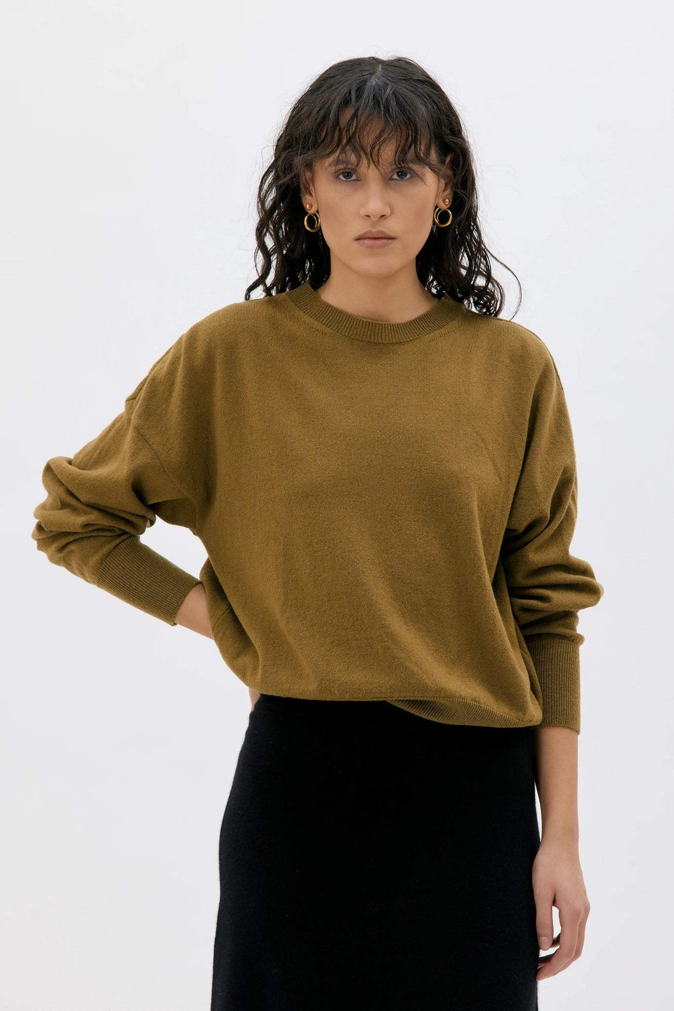Ior Cashmere Wool Sweater - Green