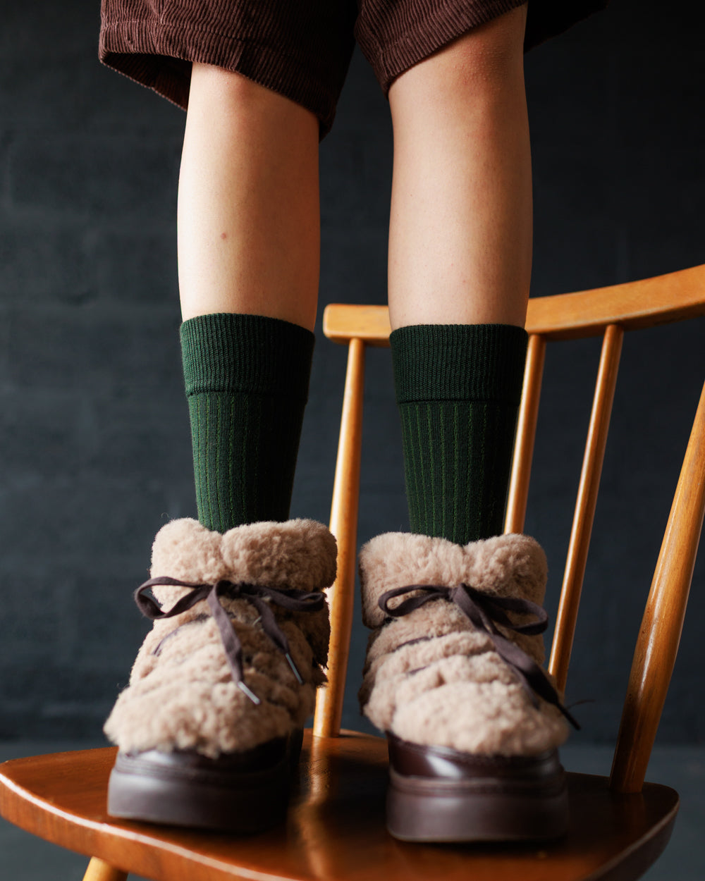 Merino Wool Socks Adult - Ivy