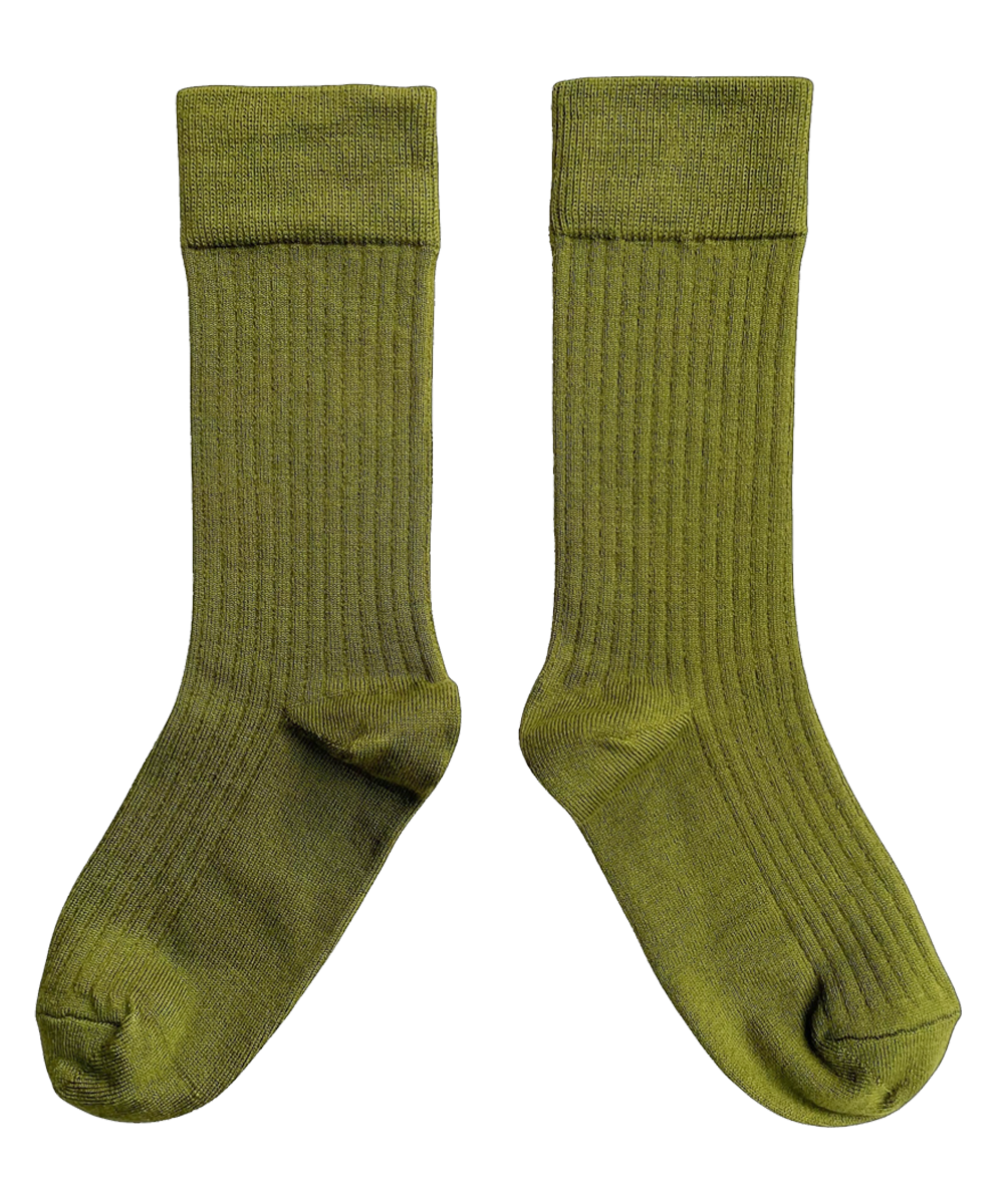 Merino Wool Socks - Lichen