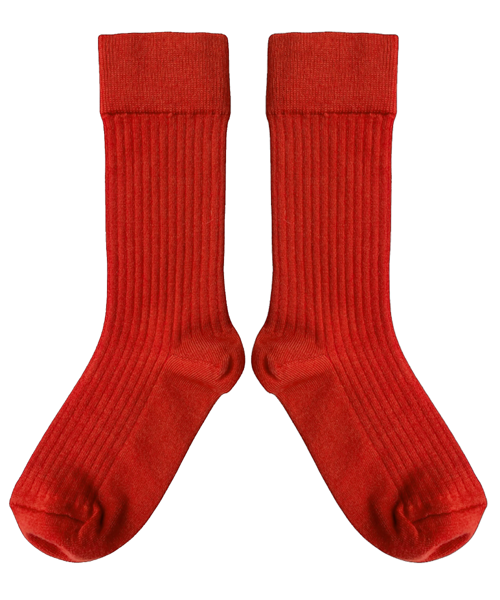 Merino Wool Socks - Redcurrant