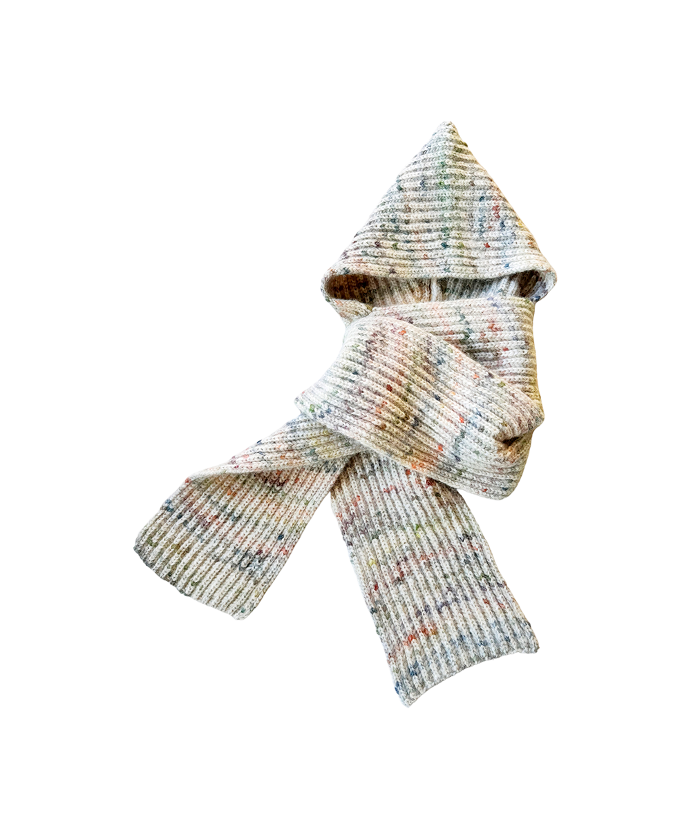 Blewog Hooded Scarf Jewel Speckle