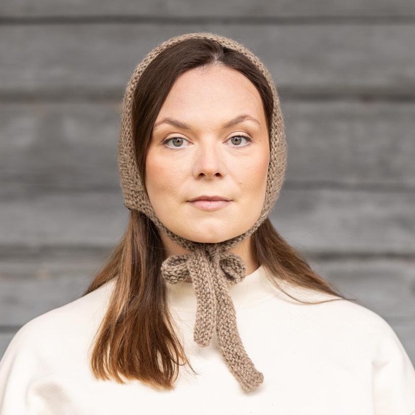 Hiekka Myssy Bonnet - nat light brown