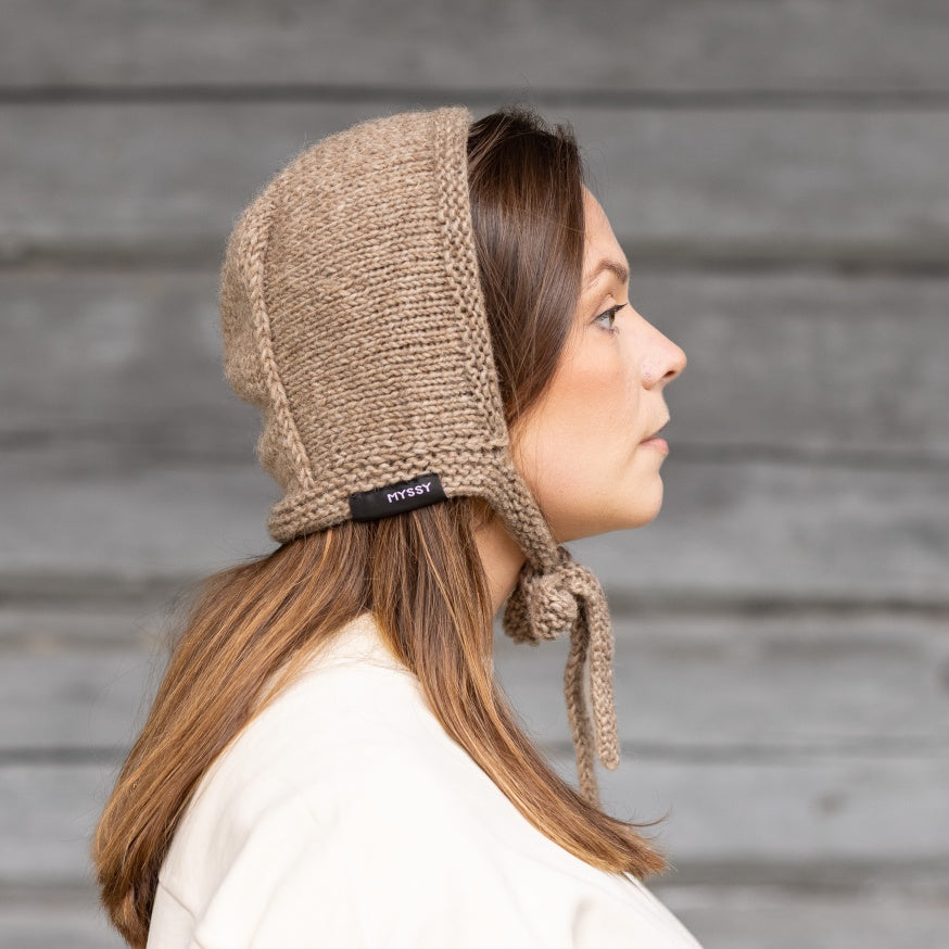 Hiekka Myssy Bonnet - nat light brown