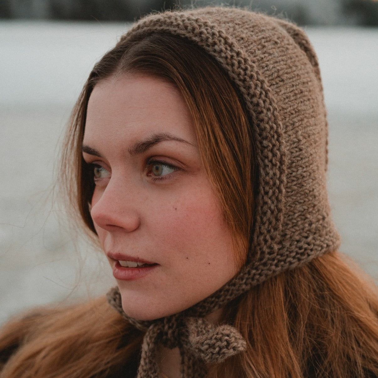 Hiekka Myssy Bonnet - nat light brown