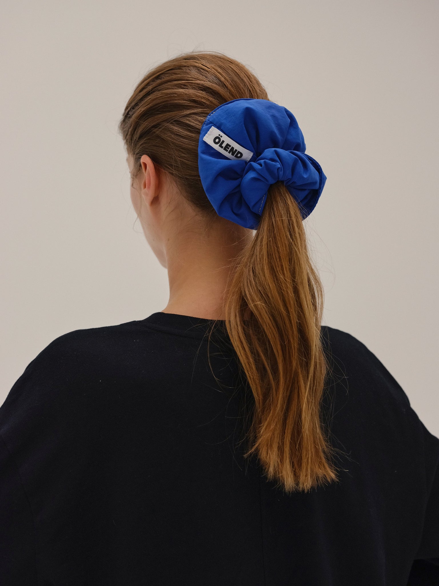 Padded Scrunchy - Cobalt Blue