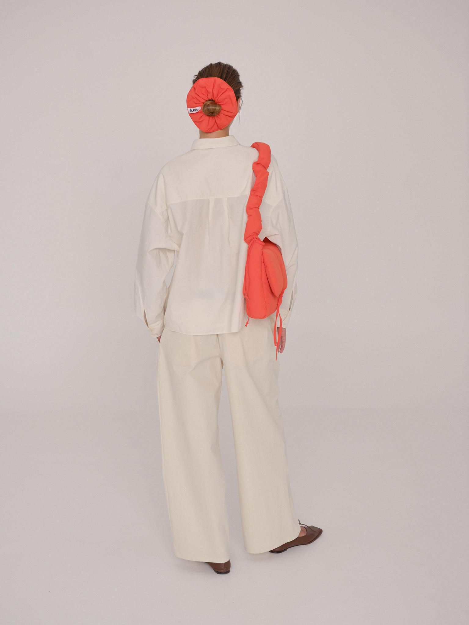 Padded Scrunchy - Coral