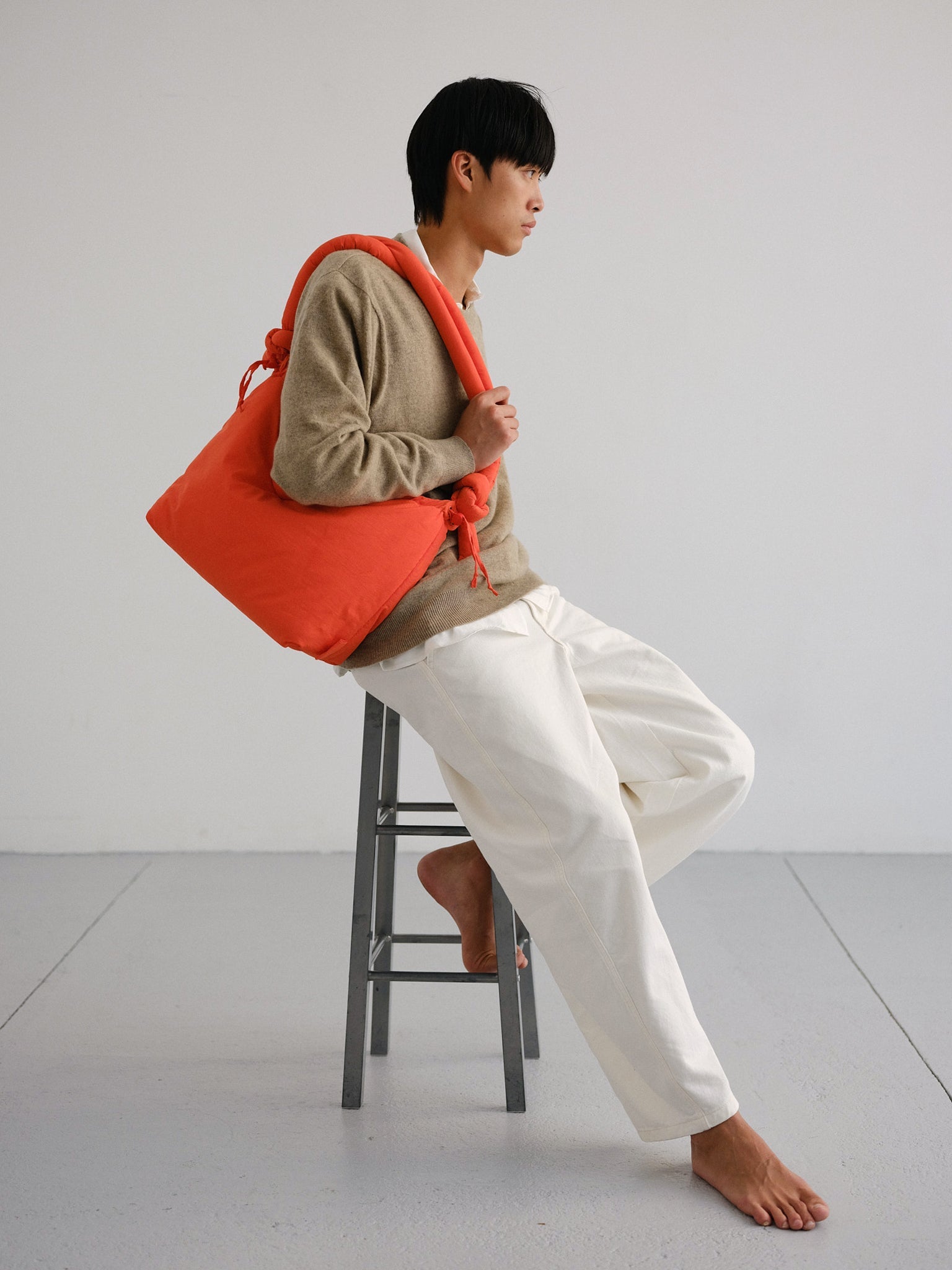 ONA SOFT BAG - coral