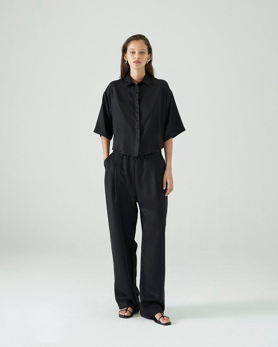 Perry Tencel Trousers - Black