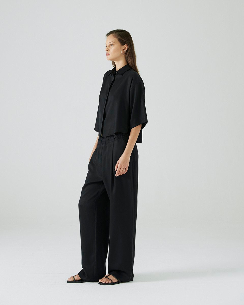 Perry Tencel Trousers - Black