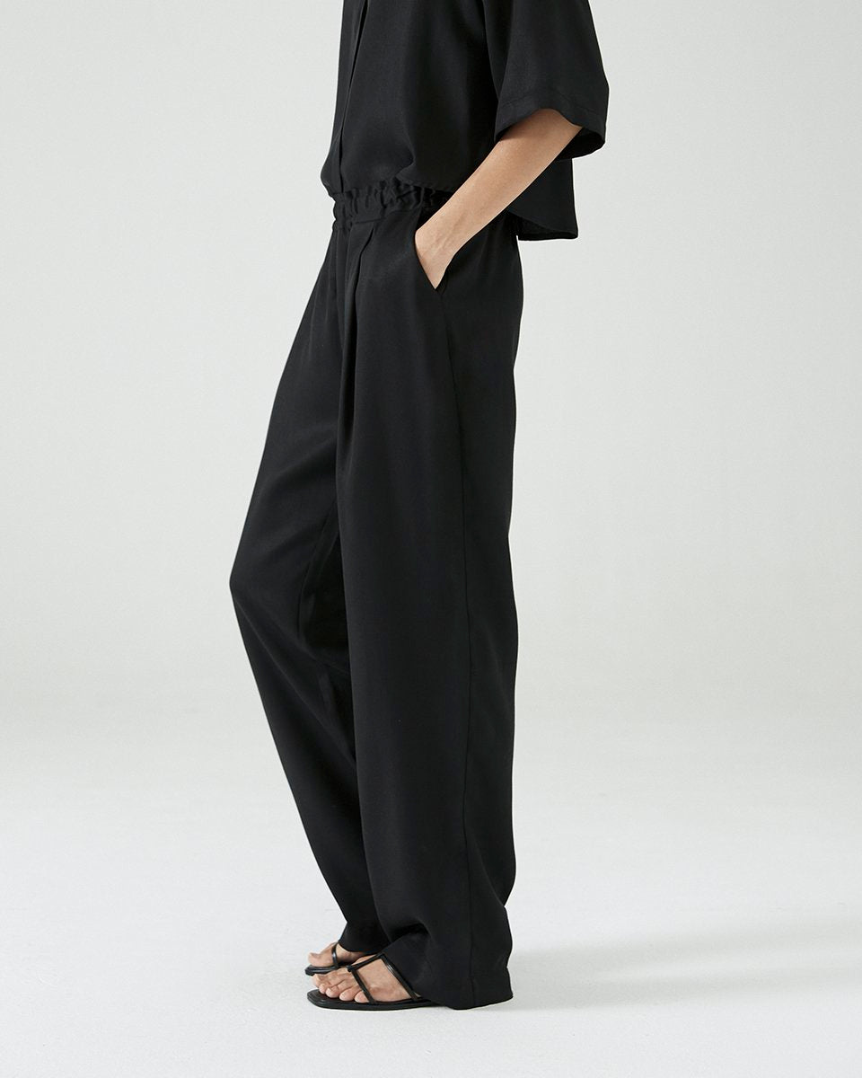 Perry Tencel Trousers - Black