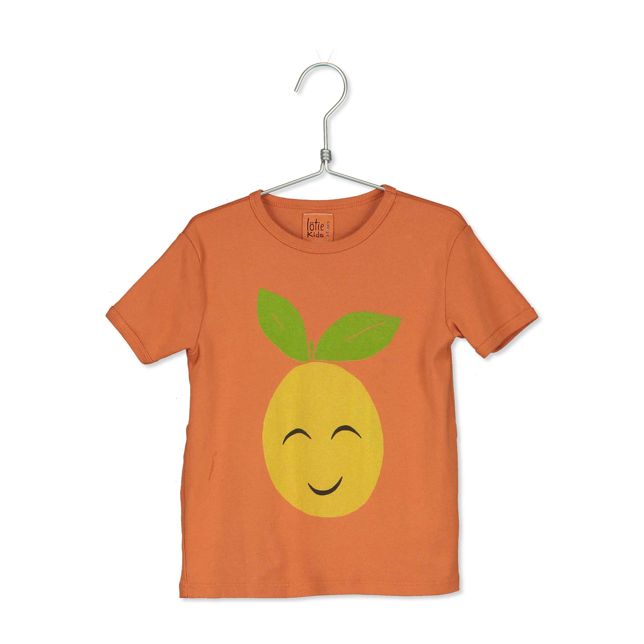 Retro Shirt Zitrone orange