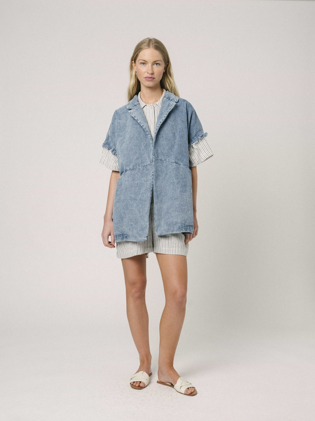 Kai Blazer Denim Bio - Blue