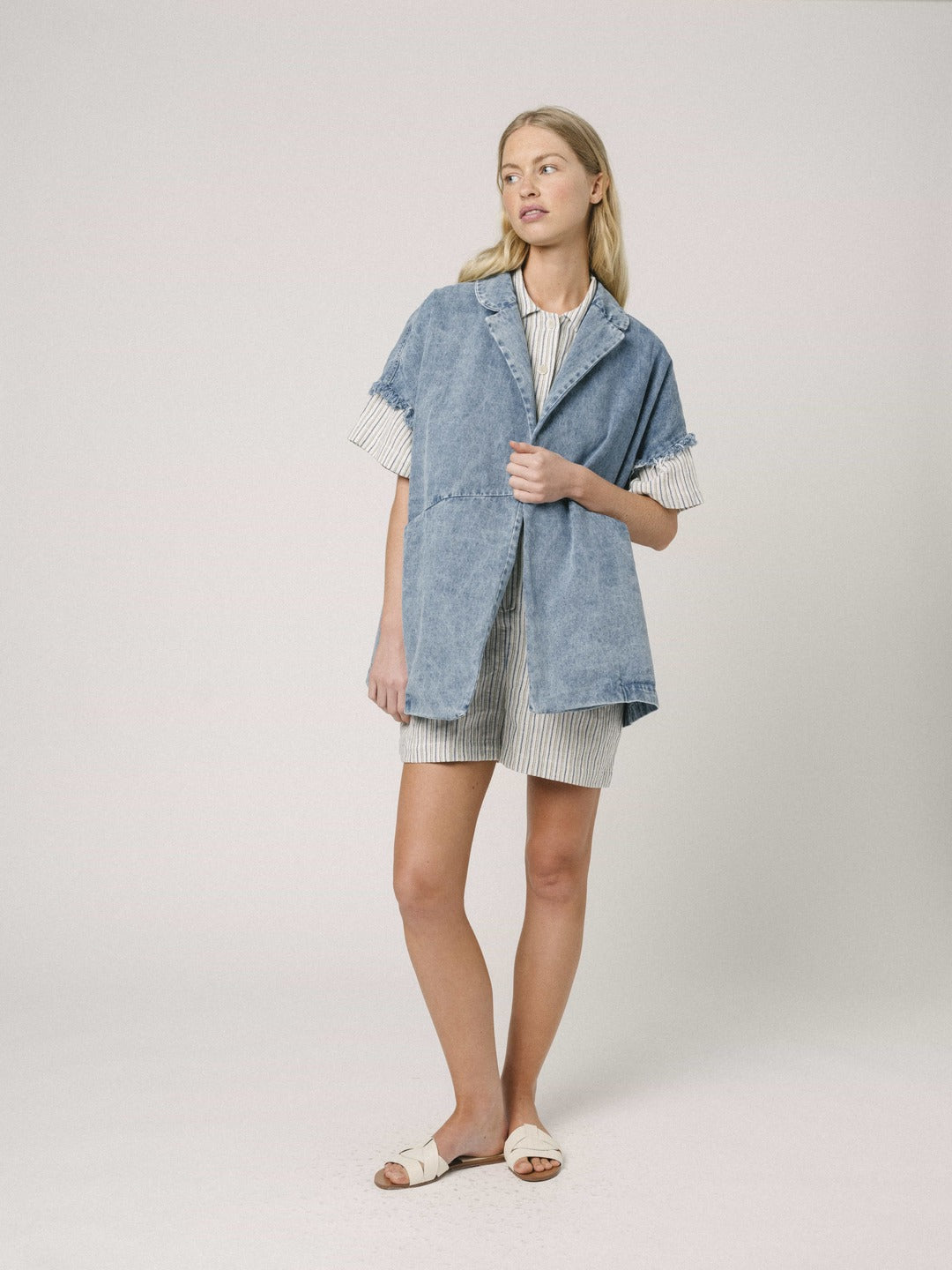 Kai Blazer Denim Bio - Blue