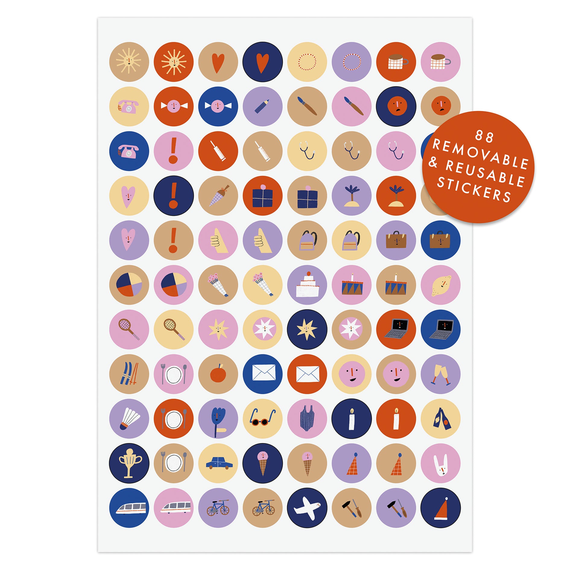 Familienkalender „Ponys u. Picknick“ 2026 inkl. Poster + 88 Sticker