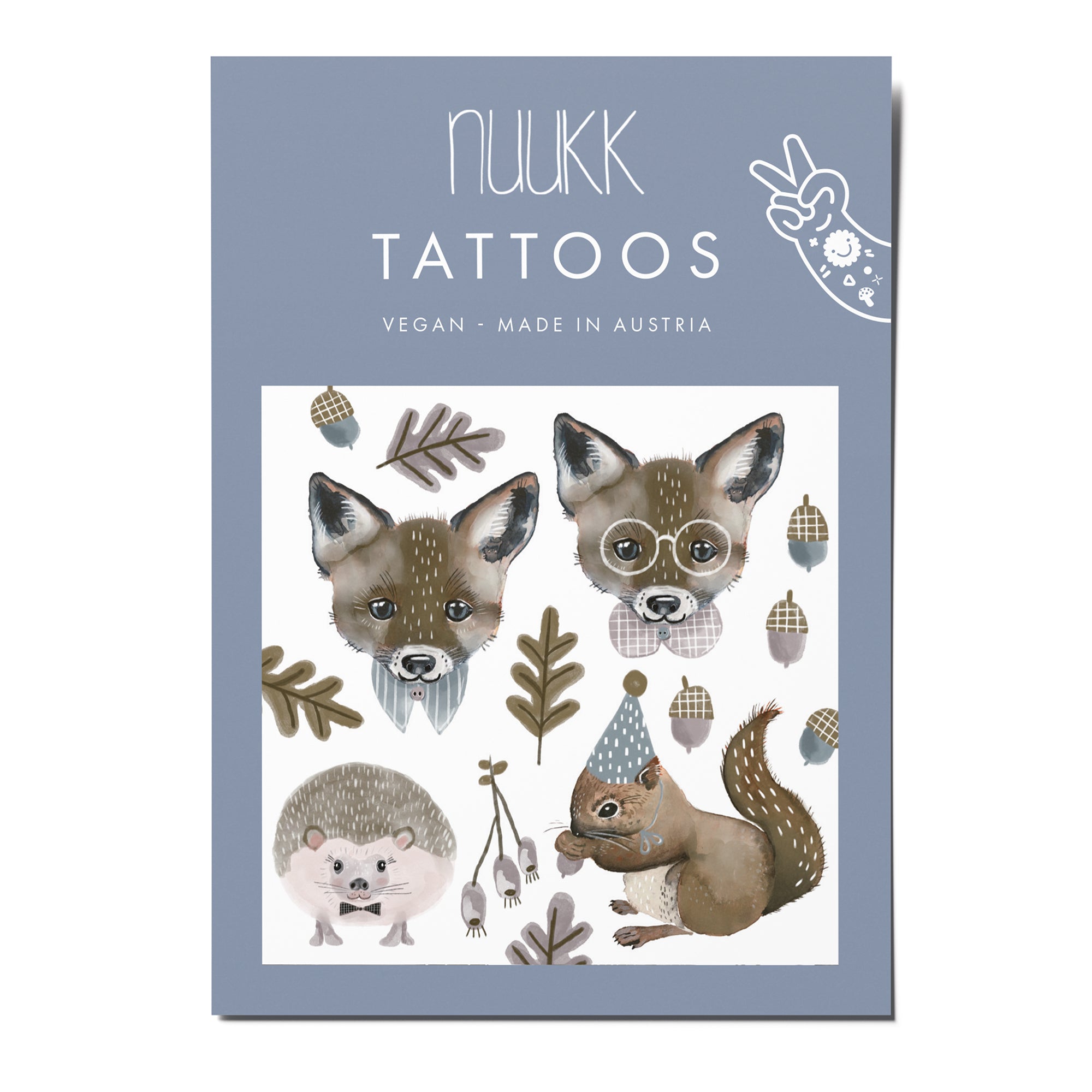 Tattoos Fuchs und Eichhörnchen