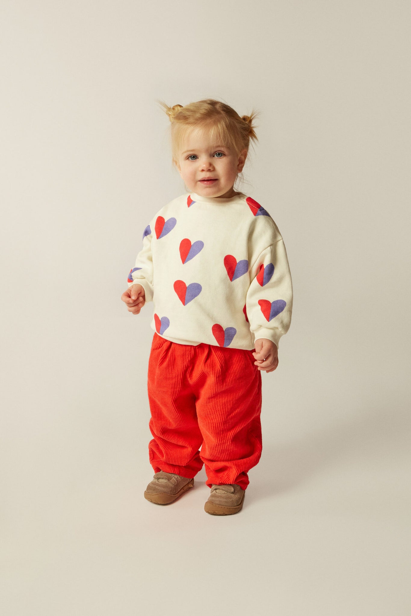 Corduroy Baby Trousers - Red