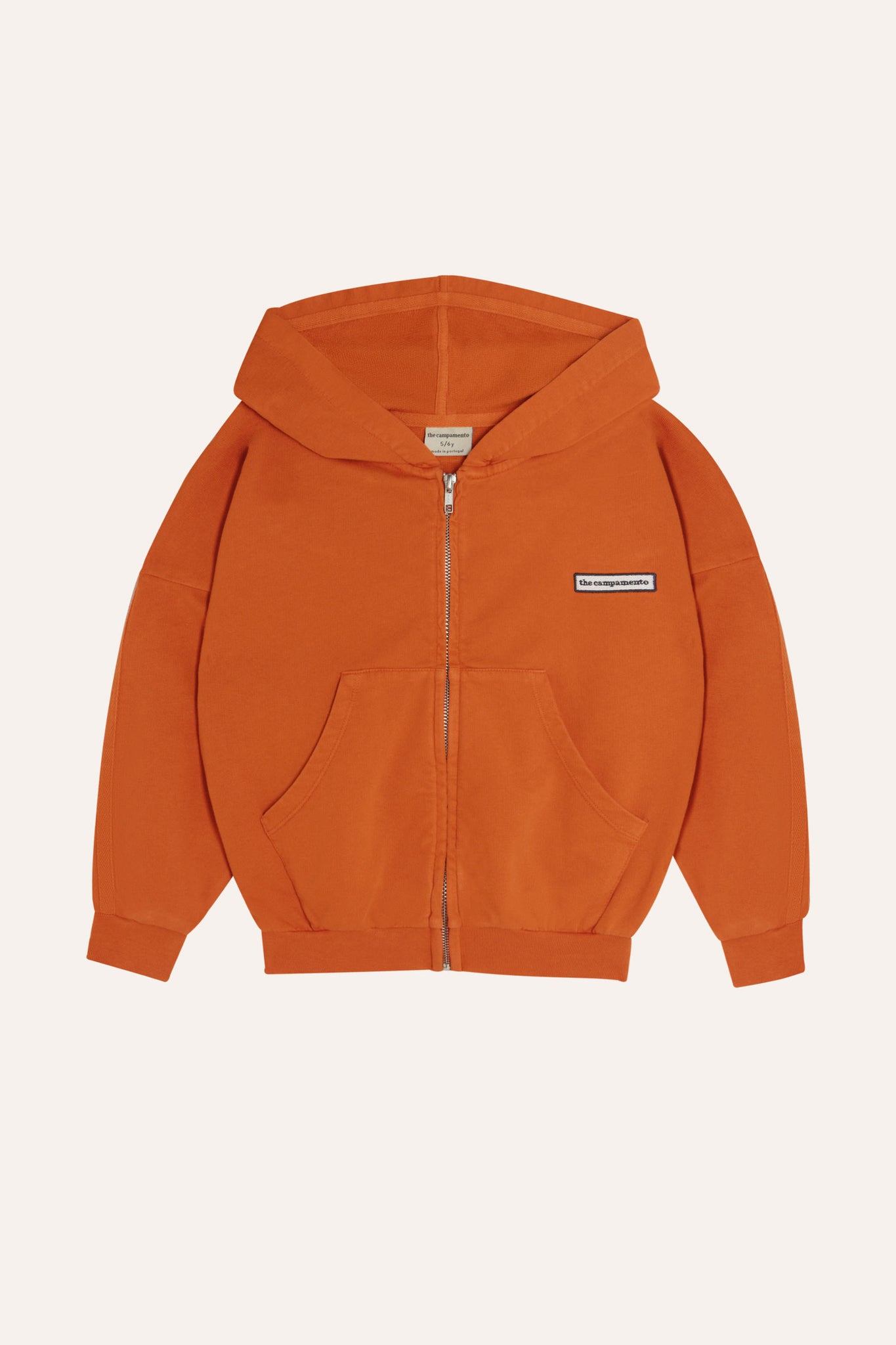 Orange Washed Kids Hoodie