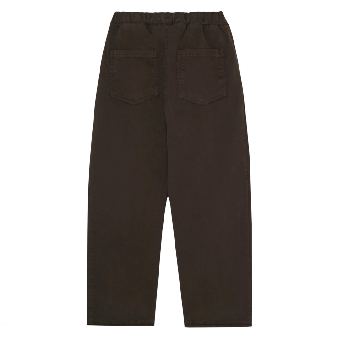 Washed Trousers - Brown