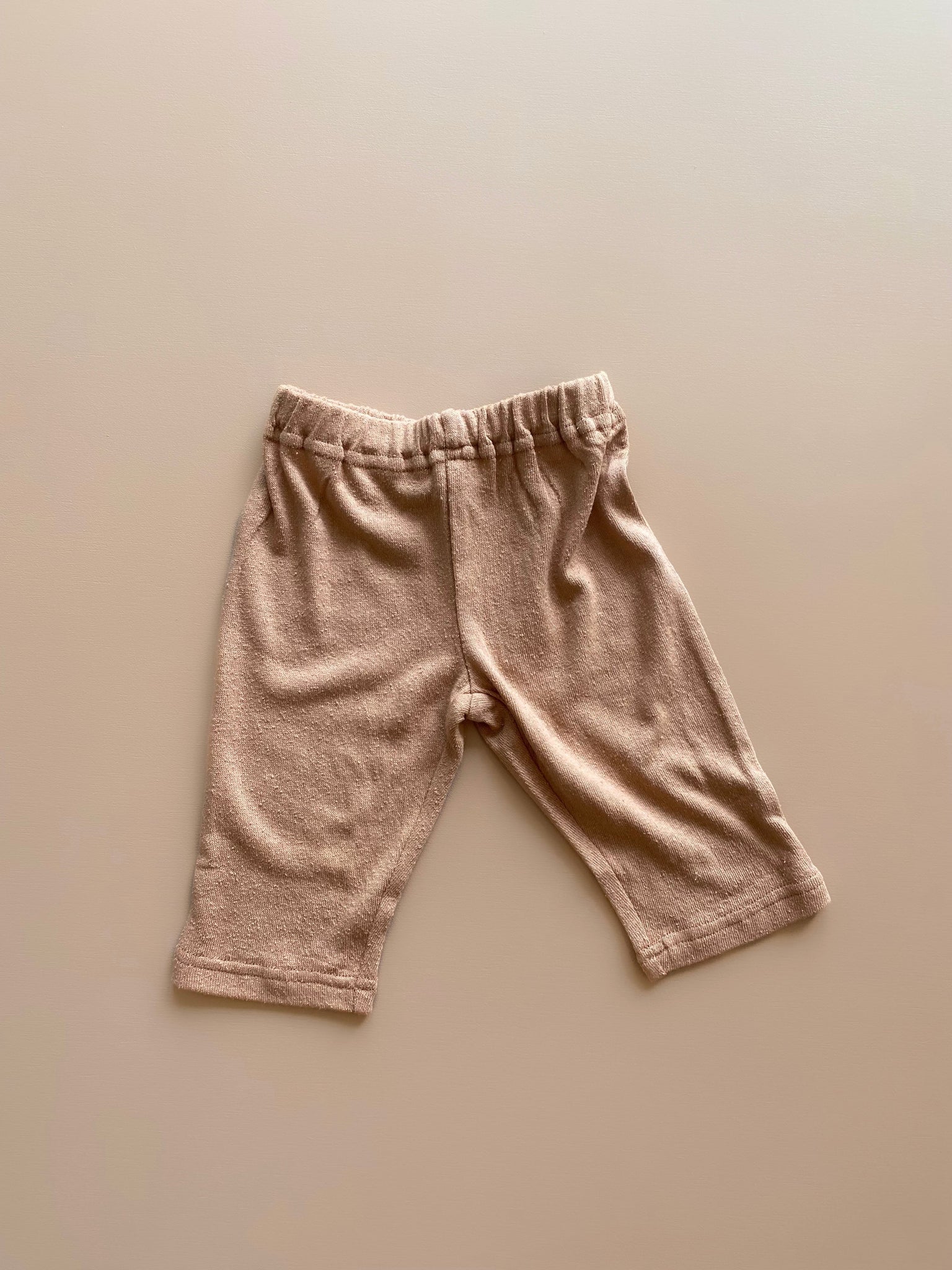Loose Fit Trousers - Baby - Bourette Silk - Toffee