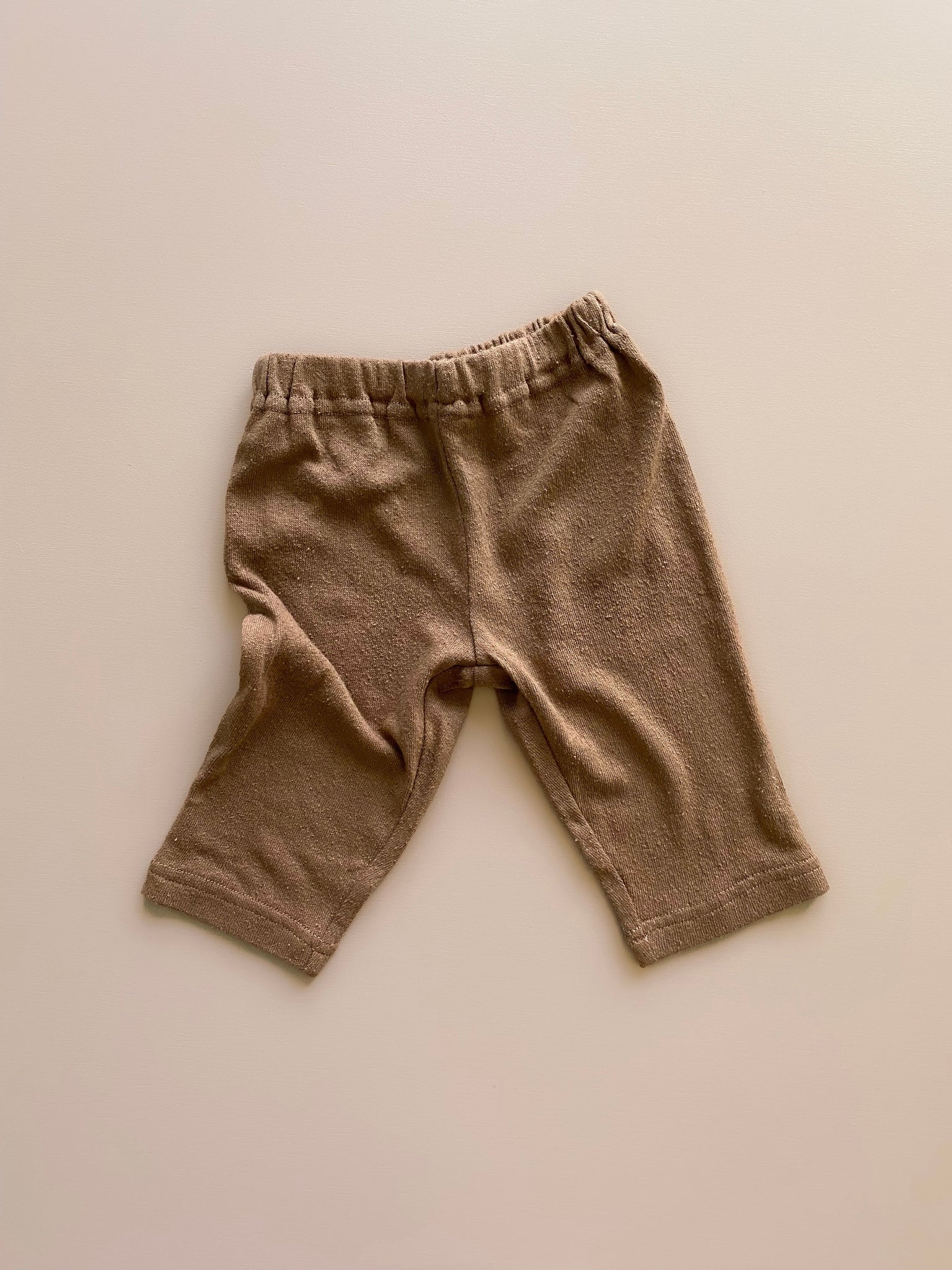 Loose Fit Trousers - Baby - Bourette Silk - Terracotta