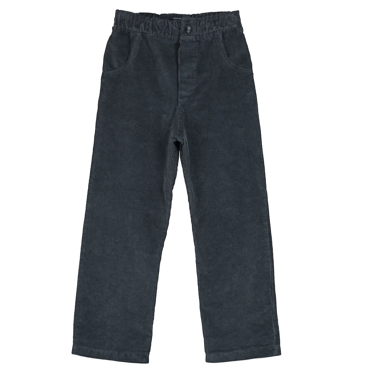 Corduroy straight Pants Anthracite